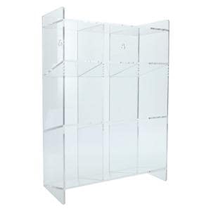 Tube Dispenser Acrylic 210 Place Clear 3 Tier Rack Each