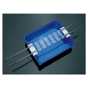 Slide Staining Rack Stainless Steel Reusable Adjustabl;e, w/Trian...