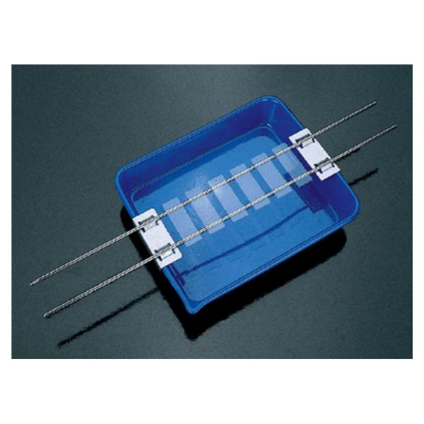 Slide Staining Rack Stainless Steel Reusable Adjustabl;e, w/Trian...