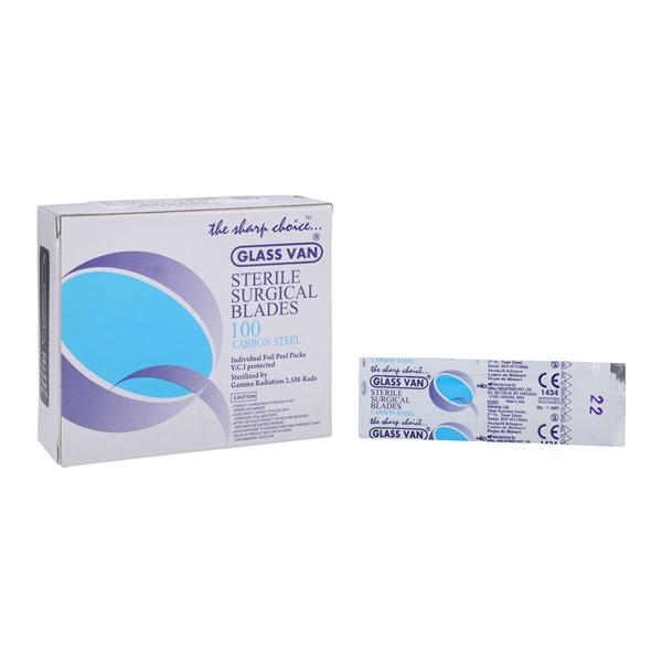 Carbon Steel Non-Sterile Surgical Blade #22 Disposable