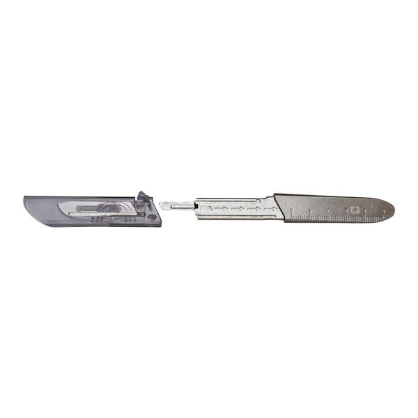Handle Surgical Blade Bard-Parker Metal #4 4-5/8" For #20-25 Blad...