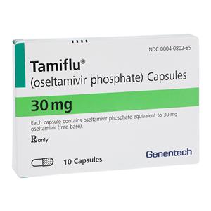 Tamiflu Capsules 30mg Blister Pack 10/Pk