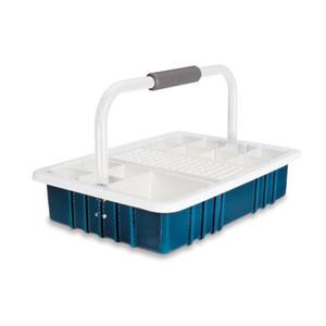 Phlebotomy Tray 16.5x11.5x9.5" 60 Place Teal Each