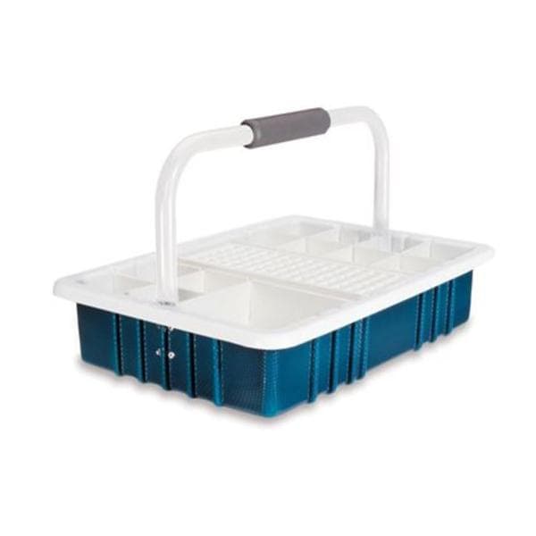 Phlebotomy Tray 16.5x11.5x9.5" 60 Place Teal Each