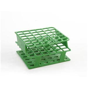Test Tube Rack Delrin 16mm 36 Place Green Reusable Each