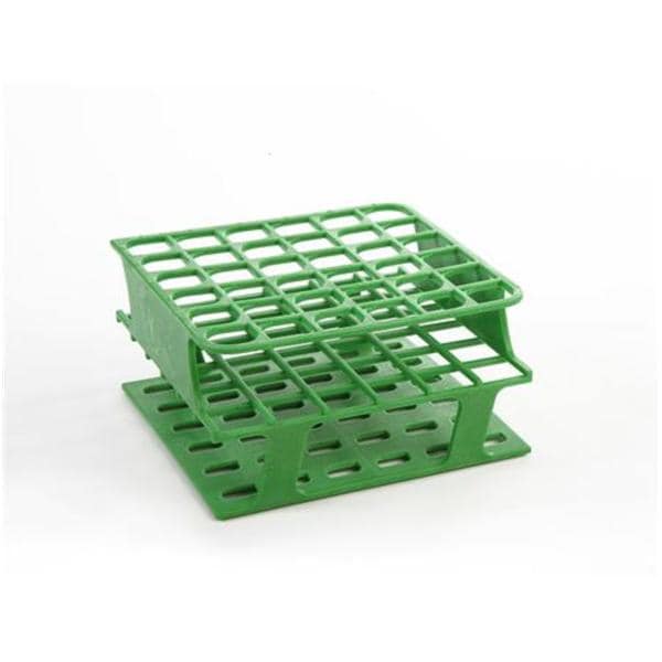 Test Tube Rack Delrin 16mm 36 Place Green Reusable Each
