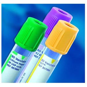 Vacutainer Venous Blood Collection Tube Pink 2mL Hemogard Closure Plstc 1000/Ca