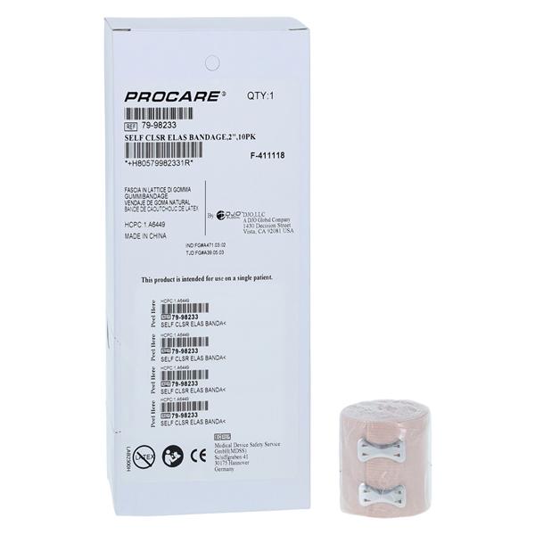 ProCare Stretch Bandage Elastic 2"x5yd 10/Package