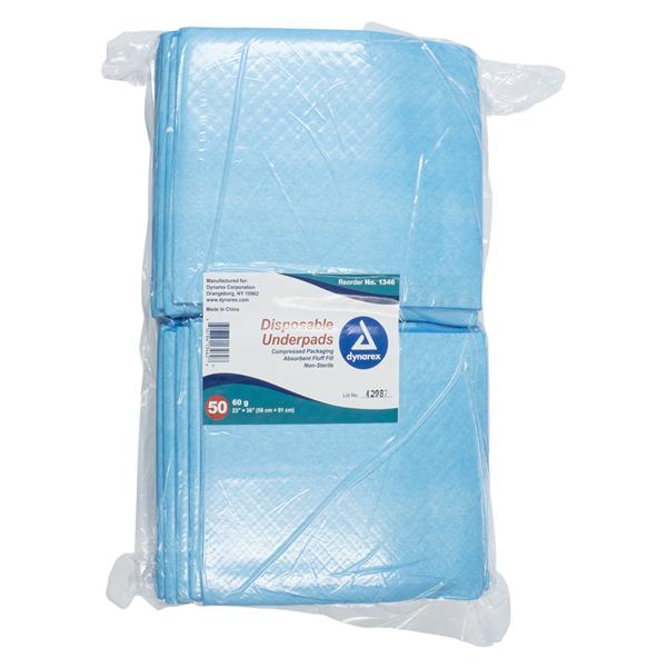Incontinence Underpad Unisex 23x36" 60 Gram PE/Paper/Non-Woven Li...