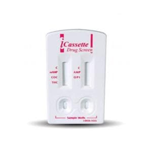 iCassette Drug Screen Test Kit CLIA Waived 4 Panel COC/THC/OPI/MA...