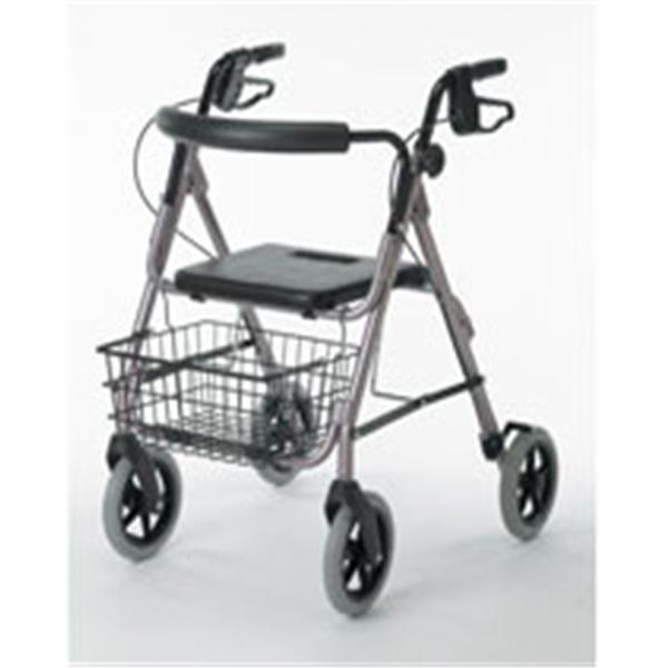Guardian Deluxe Rollator 300lb Capacity Adult 8" Wheels