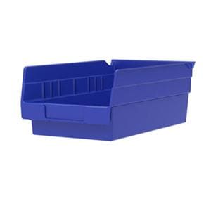 Shelf Bin Blue Polypropylene 11-5/8x6-5/8x4" 12/Box