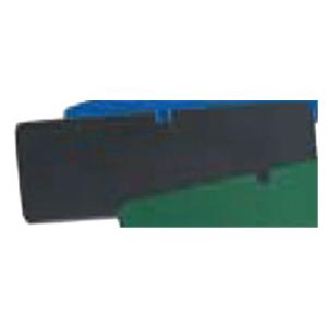 Identification Tag Black Aluminum Each