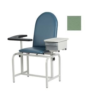 Blood Draw Chair Moss Green Steel 300lb Capacity Each