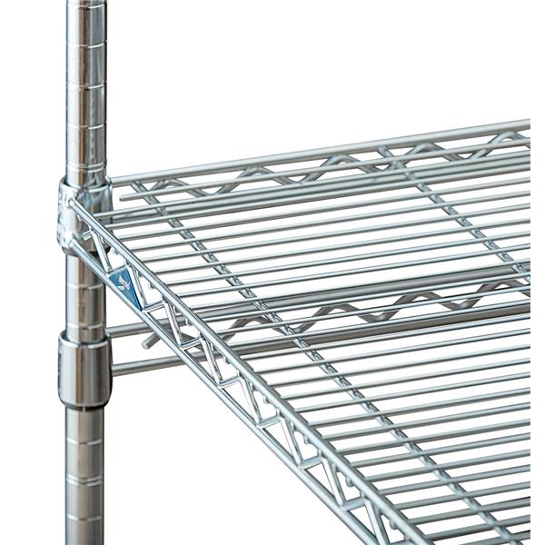 Super Erecta Brite Storage Shelf Zinc Plated Steel Wire Each