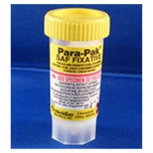 Para-Pak Plastic Transport Vial 30mL SAF 120/Case