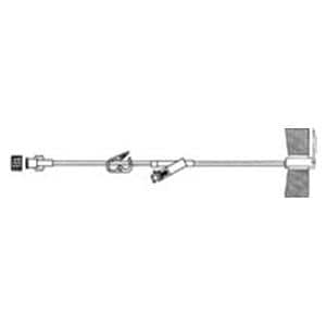 Port Infusion Set 22 Gauge 1" Smartsite Injection Site Priming Vo...