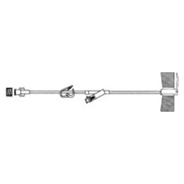 Port Infusion Set 22 Gauge 1" Smartsite Injection Site Priming Vo...