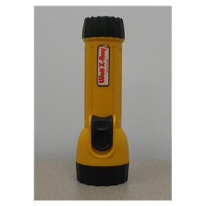 Darkroom Flashlight Black/Yellow GBX 6" Large Ea