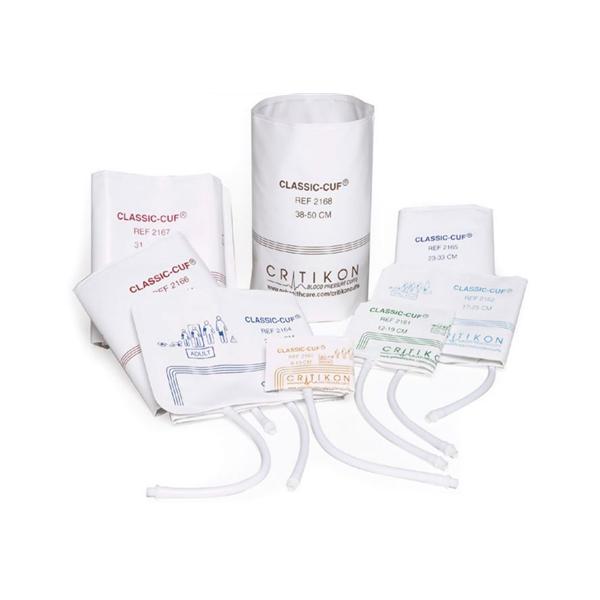 Critikon Classic-Cuf Blood Pressure Cuff Wht/Grn LF 20/Bx