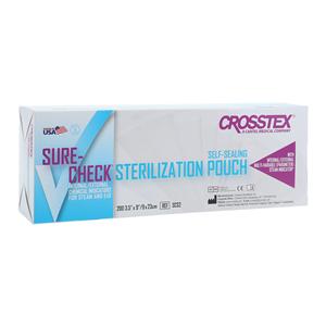 Sure-Check Sterilization Pouch 3.5 in x 9 in Clear Not Made From...