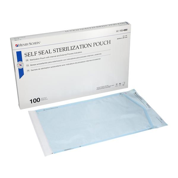 SelfSeal Sterilization Pouch 9 in x 15 in Blue / White Not Made F...
