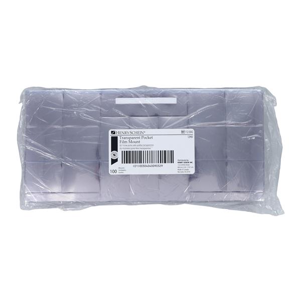 X-Ray Film Mounts 12H6V #2 Transparent Plastic 100/Pk