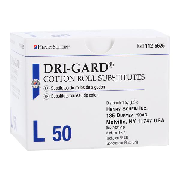 Dri-Gard Cotton Roll Substitute Size Large 50/Box, 30 BX/CA