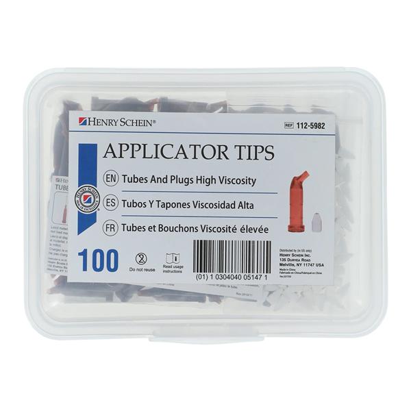 High Viscosity Tube & Plug Amber 100/Pk