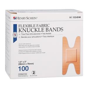 Adhesive Bandage Fabric 1.5x3" Flesh Sterile 100/Bx