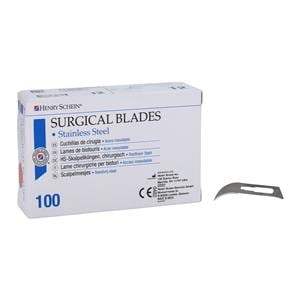 Stainless Steel Sterile Surgical Blade #12 100/Bx