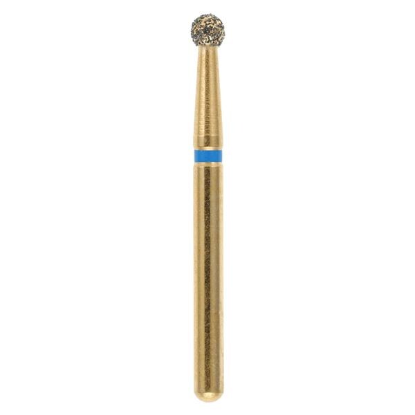 Maxima Gold Diamond Bur Friction Grip Medium G801-018M 5/Pk