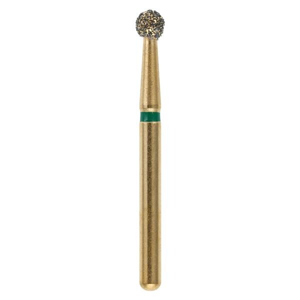Maxima Gold Diamond Bur Friction Grip Coarse G801-021C 5/Pk
