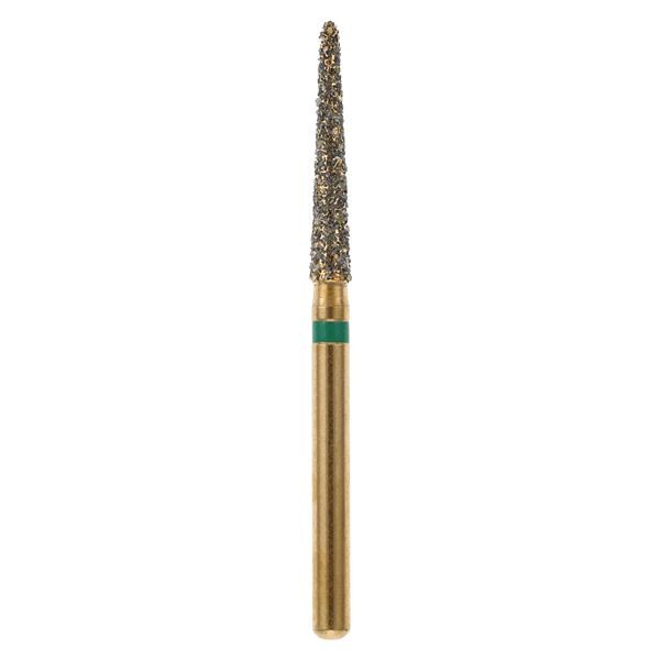 Maxima Gold Diamond Bur Friction Grip Coarse G879K-018C 5/Pk