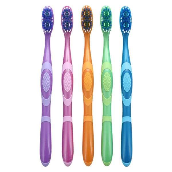 Acclean Edge Toothbrush Adult 40 Tuft Full White 72/Box, 6 BX/CA