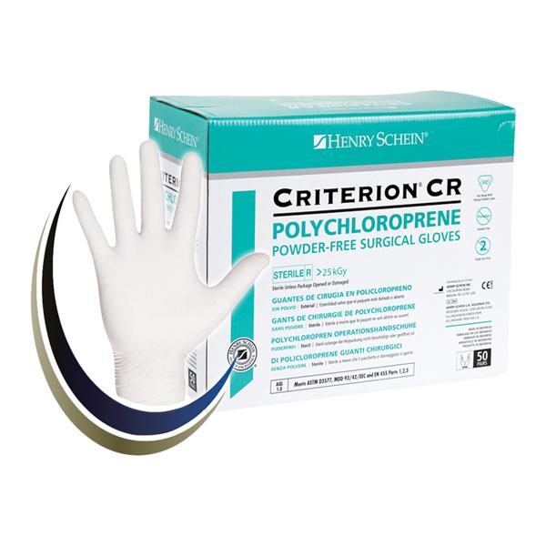 Criterion Polychloroprene Surgical Gloves 8 White