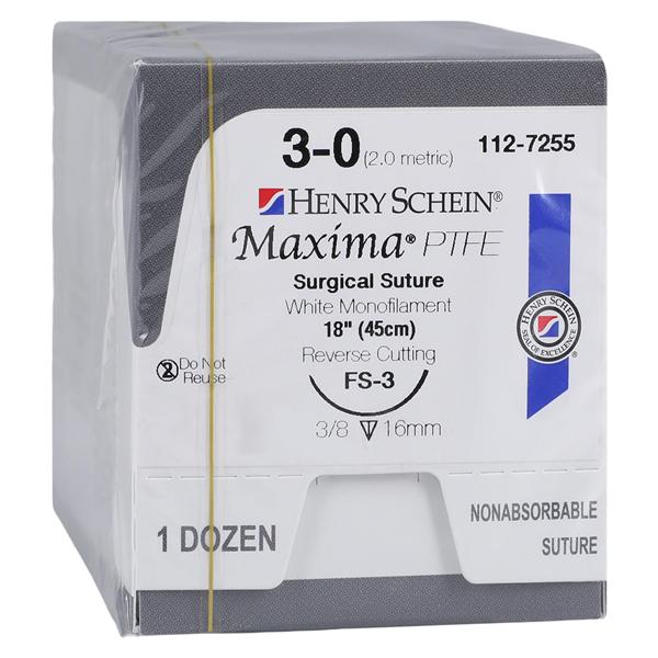 MAXIMA HSI Suture Polytetrafluoroethylene 3-0 18" Non-Absorbable...