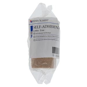 Self-Adherent Bandage Non-Woven Fabric 4"x5yd Tan Non-Sterile Ea