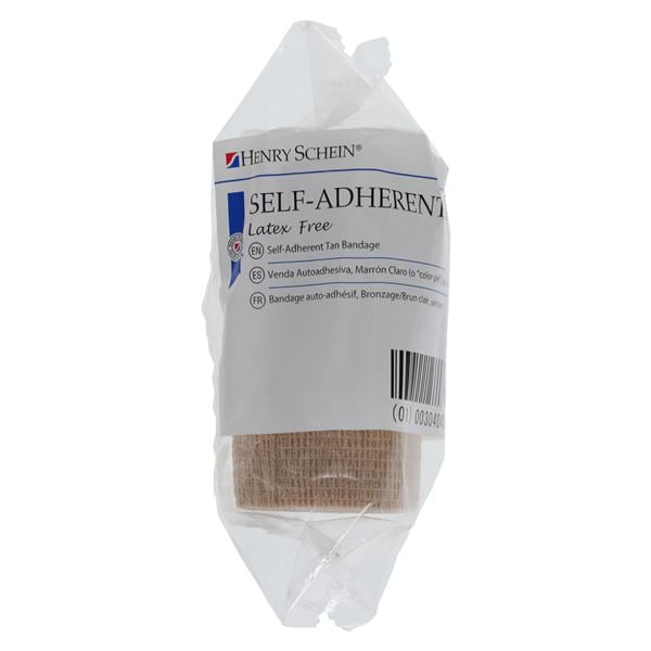Self-Adherent Bandage Non-Woven Fabric 4"x5yd Tan Non-Sterile Ea, 18 EA/BX