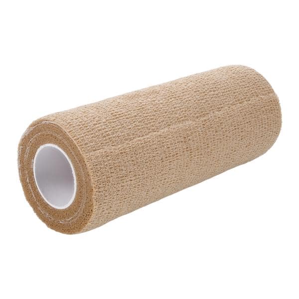 Self-Adherent Bandage Non-Woven Fabric 6"x5yd Tan Non-Sterile Ea
