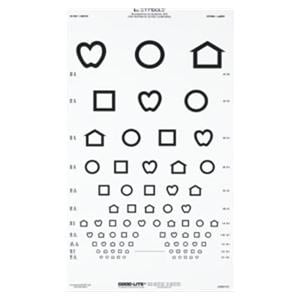 Illiterate Chart Vision Testing 20' Testing Distance Each