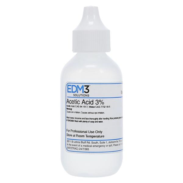 Acetic Acid Dropper 3% 2oz Bottle Ea