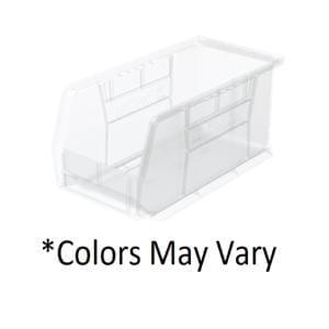 AkroBins Storage Bin Clear Polymer With Label Holder 10-7/8x5-1/2...