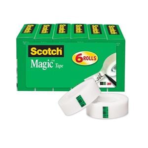 Scotch Magic 810 Clear Tape 3/4 in x 1296 in 6/Pack 6/Package