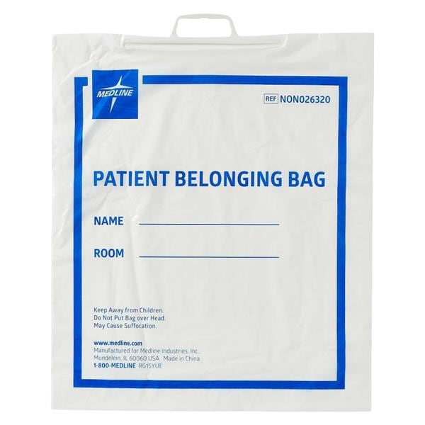 Patient Bag White 18x20"