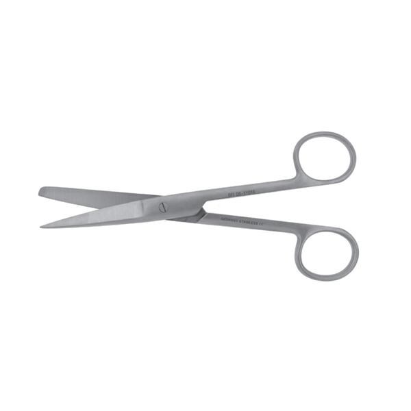 Operating Scissors Curved 6" Stainless Steel Non-Sterile Reusable Ea