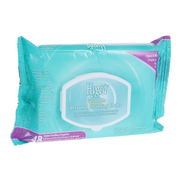 Hygea Personal Cleansing Cloths Aloe/Vitamin E Light Fresh Scent...