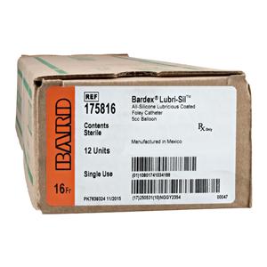 Lubri-Sil 2-Way Foley Catheter Standard Round Tip Hydrogel Coated...