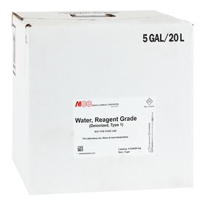 Deionized Water 5gal 18 Meg Ohm Resistance Each