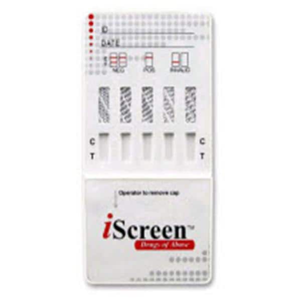 iScreen Drug Screen Test Kit Moderately Complex 5 Panel Dip Card...